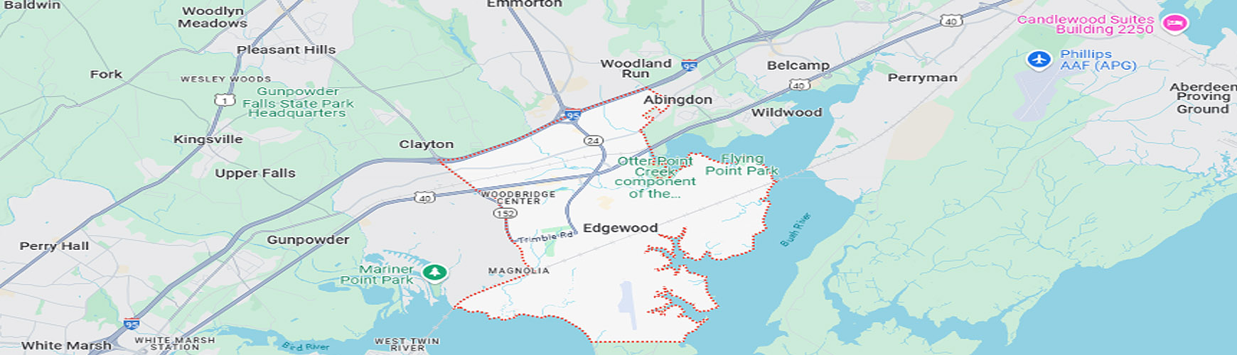 Our Service Area Map
