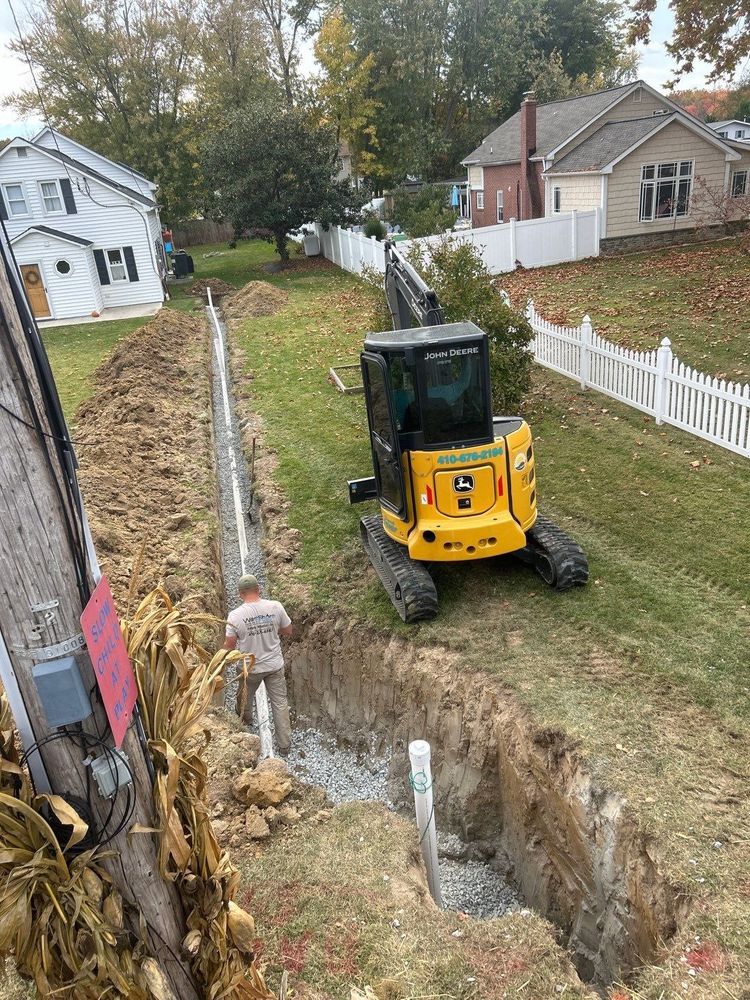 Sewer line repair in Howard County, MD